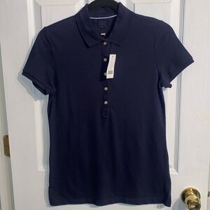 Women's Navy Polo Shirt